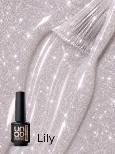 UNO, Гель-лак базовый Rubber Color Base Gel, 8 г Lily фото 3