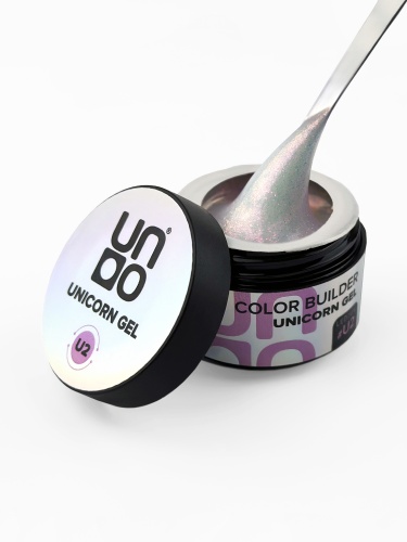 UNO, Моделирующий цветной гель Unicorn Gel # U2, 15 г