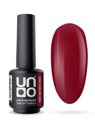 UNO, Гель-лак 306 Вишня - Cherry, 8 г