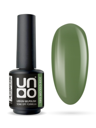 UNO, Гель-лак 229 Олива - Olive, 8 г