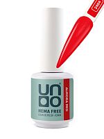 UNO, HEMA FREE, Гель-лак 2404 Красное сияние - Aurora Red, 10 г					