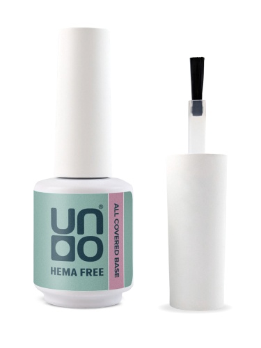 UNO, HEMA FREE, Гель-лак базовый All Covered Base Gel, 10 г Rose Heaven фото 2