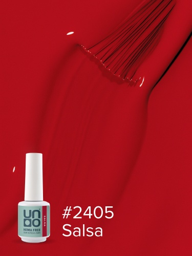 UNO, HEMA FREE, Гель-лак 2405 Сальса - Salsa, 10 г фото 3