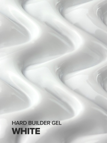 UNO, Моделирующий цветной гель Hard Builder Gel White, 15 г фото 7