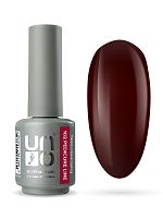 UNO, PEDICURE LINE, 102 Однофазный гель-лак, бордовый, 8 г					