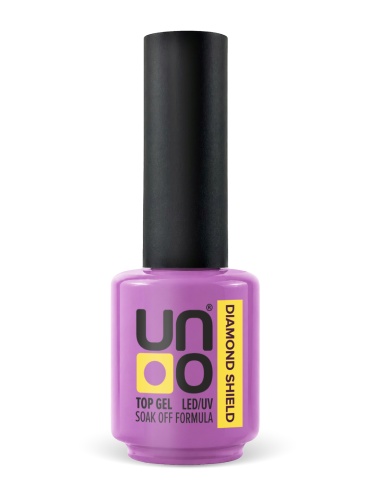 UNO, Верхнее покрытие для гель-лака Diamond Shield без липкого слоя, 8 г
