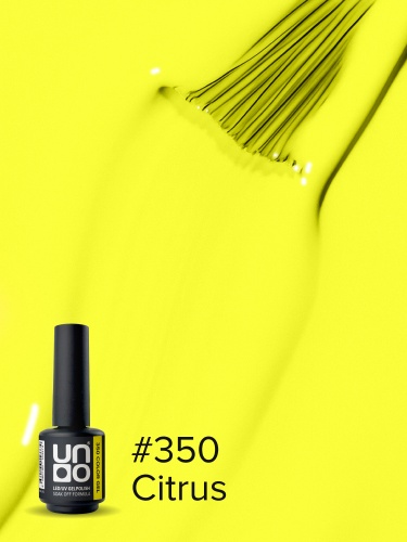 UNO, Гель-лак 350 Цитрус - Citrus, 8 г фото 3