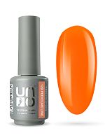 UNO, PEDICURE LINE, 129 Однофазный гель-лак, апельсиновый, 8 г					