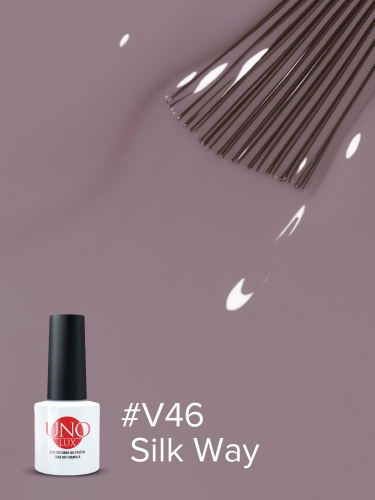 UNO LUX, V46 Гель-лак Silk Way - Шелковый путь, 8 г фото 3