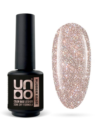 UNO, Гель-лак базовый Rubber Color Base Gel, 8 г Pink