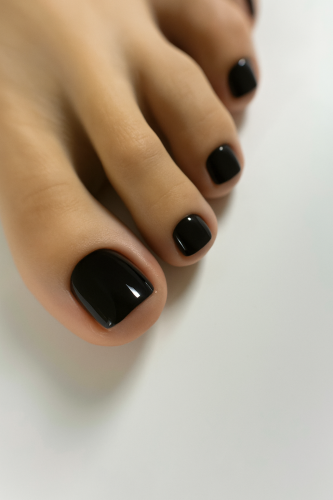 UNO, PEDICURE LINE, 101 Однофазный гель-лак, черный, 8 г фото 2