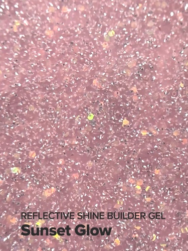 UNO, Моделирующий цветной гель Reflective Shine Builder Gel Sunset Glow, 15 г фото 5