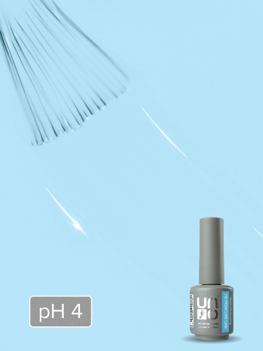 UNO, PEDICURE LINE, 110 Однофазный гель-лак, голубой, 8 г фото 3