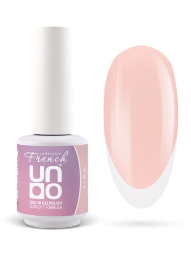 UNO, FRENCH, Гель-лак Veil - Вуаль, 8 г